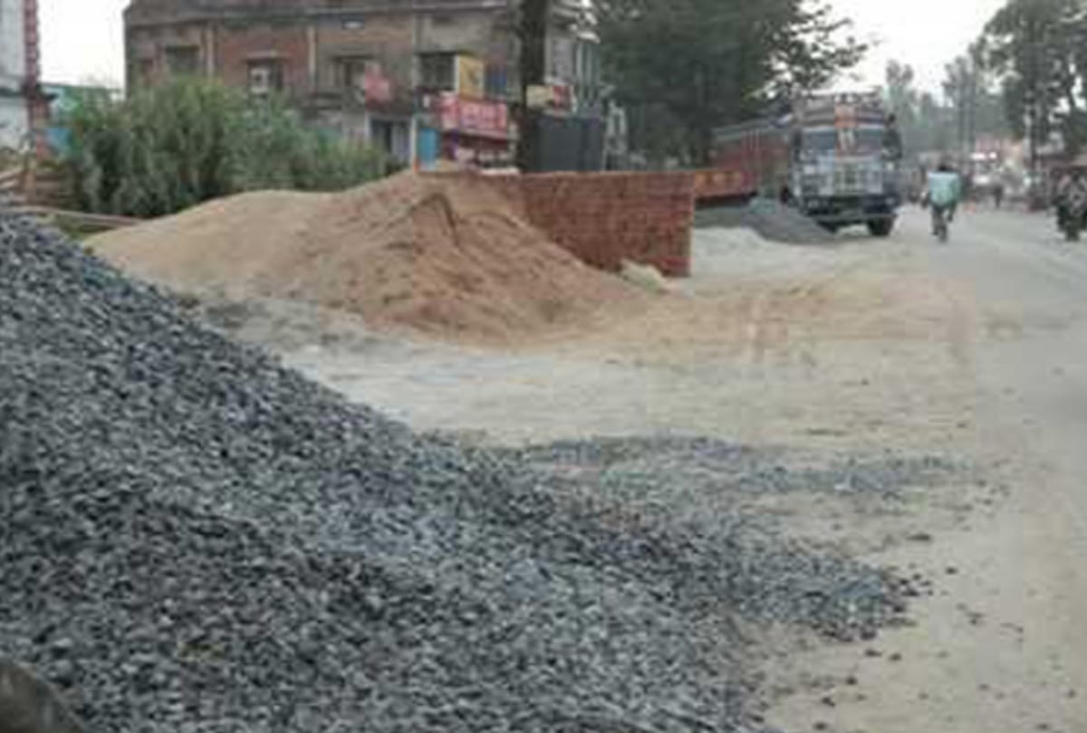 fall in the rates of sand and morang in lucknow