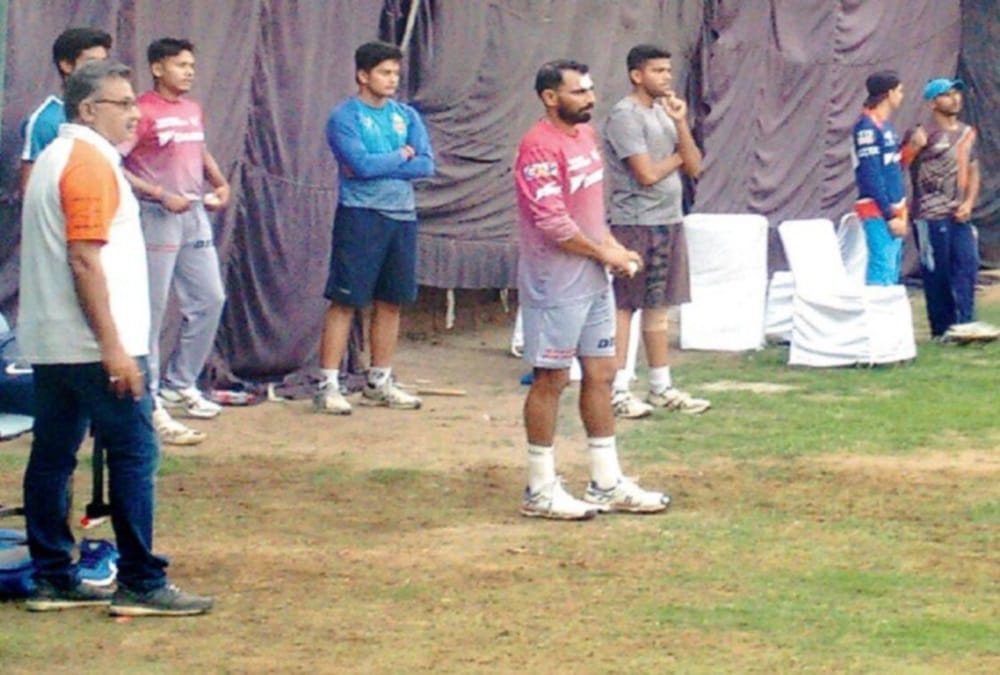 Mohammed shami practice for ipl 2018 is danger for him, Dehradun