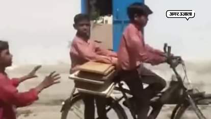 VIDEO: students forced to work in school in Jhansi