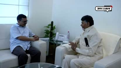 delhi cm arvind kejriwal meets Andhra Pradesh cm n chandrababu naidu in delhi