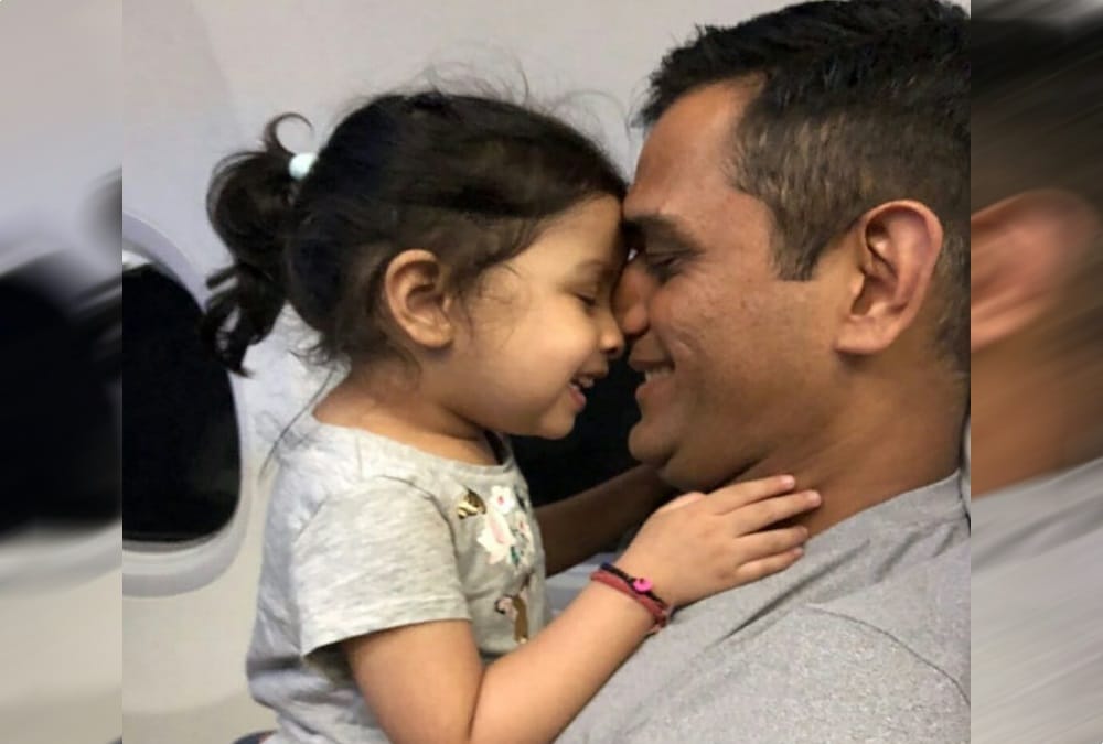 MS Dhoni daughter ziva dhoni congrats him for padma bhushan