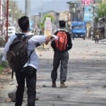stone pelting