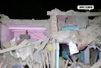 EXPLOSION IN A HOUSE IN UTTAR PRADESH'S BULANDSHAHR 2 KIDS DIE SUSPICIOUS POWDER FOUND