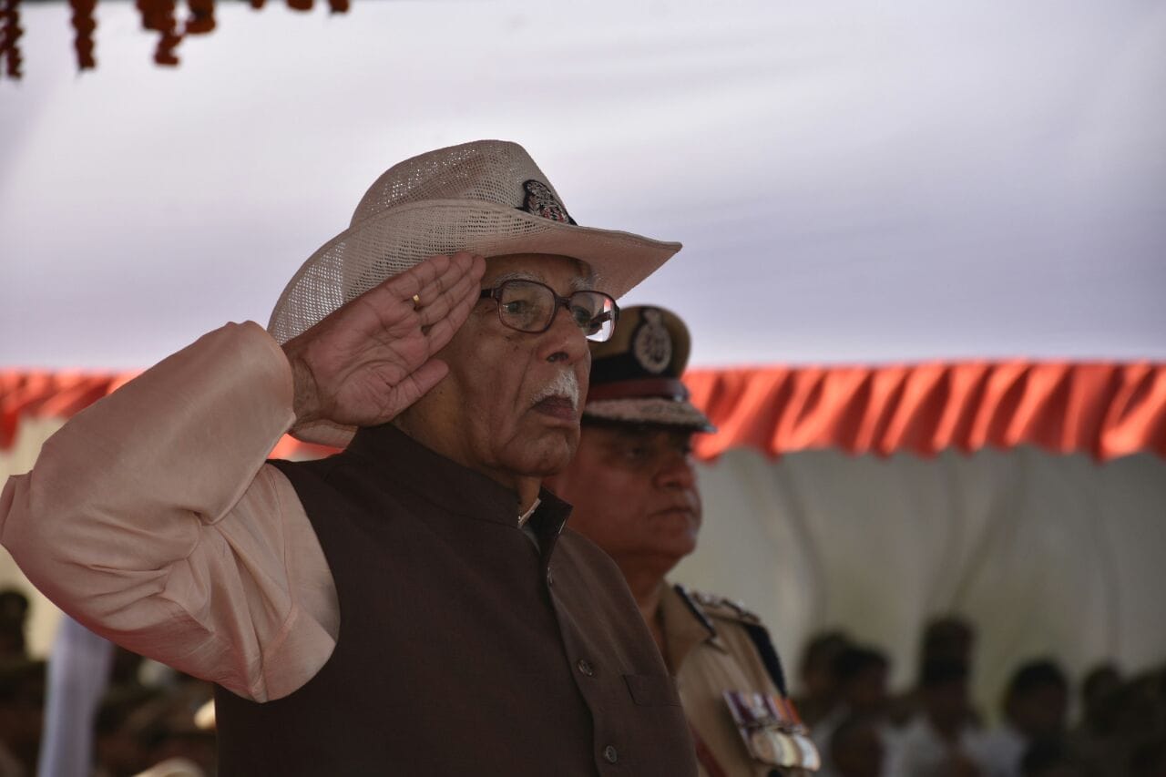 cm yogi and governor ram naik attended police week program