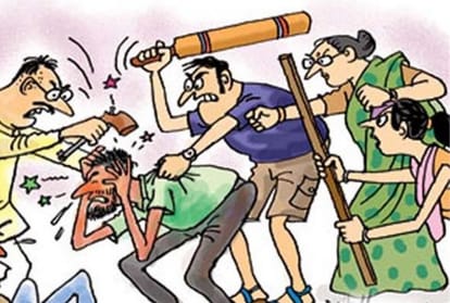 man tied to tree then beaten by miscreants in mewat