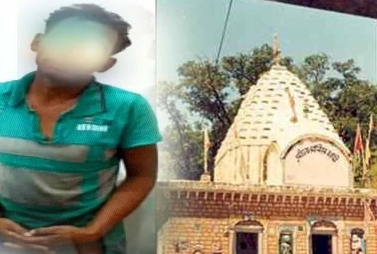 Drunk man broke the Shiva statue