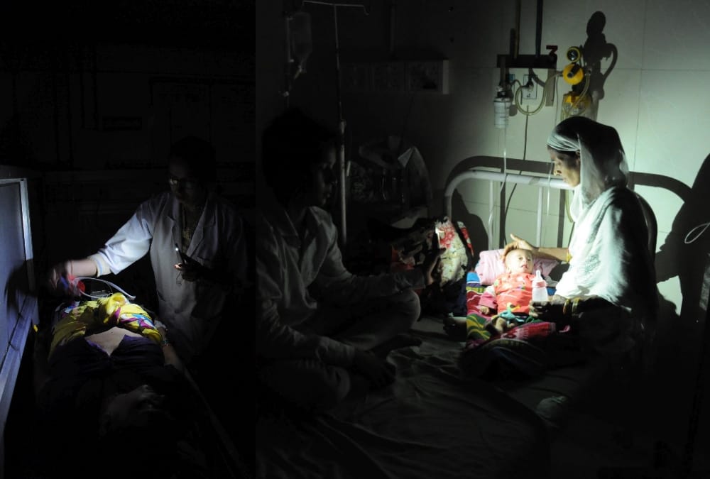 no electricity in lohia hospital.