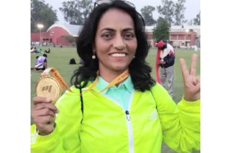 Kalpana won gold and silver medal in national masters game