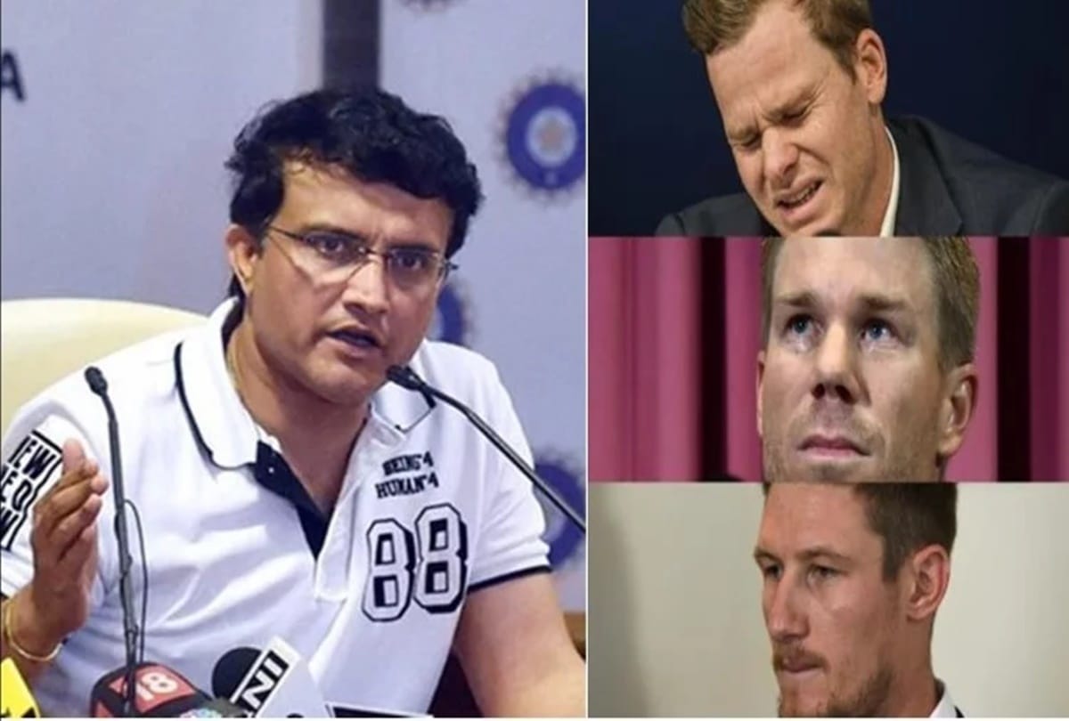 Ball Tampering case : Saurav Ganguly supports Steve Smith 