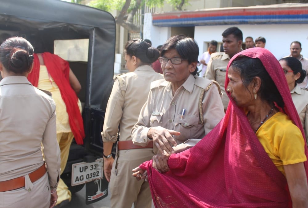 two women tried to self immolate near vidhan bhawan in   lucknow. 