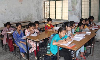 no book 6th class student learn abcd