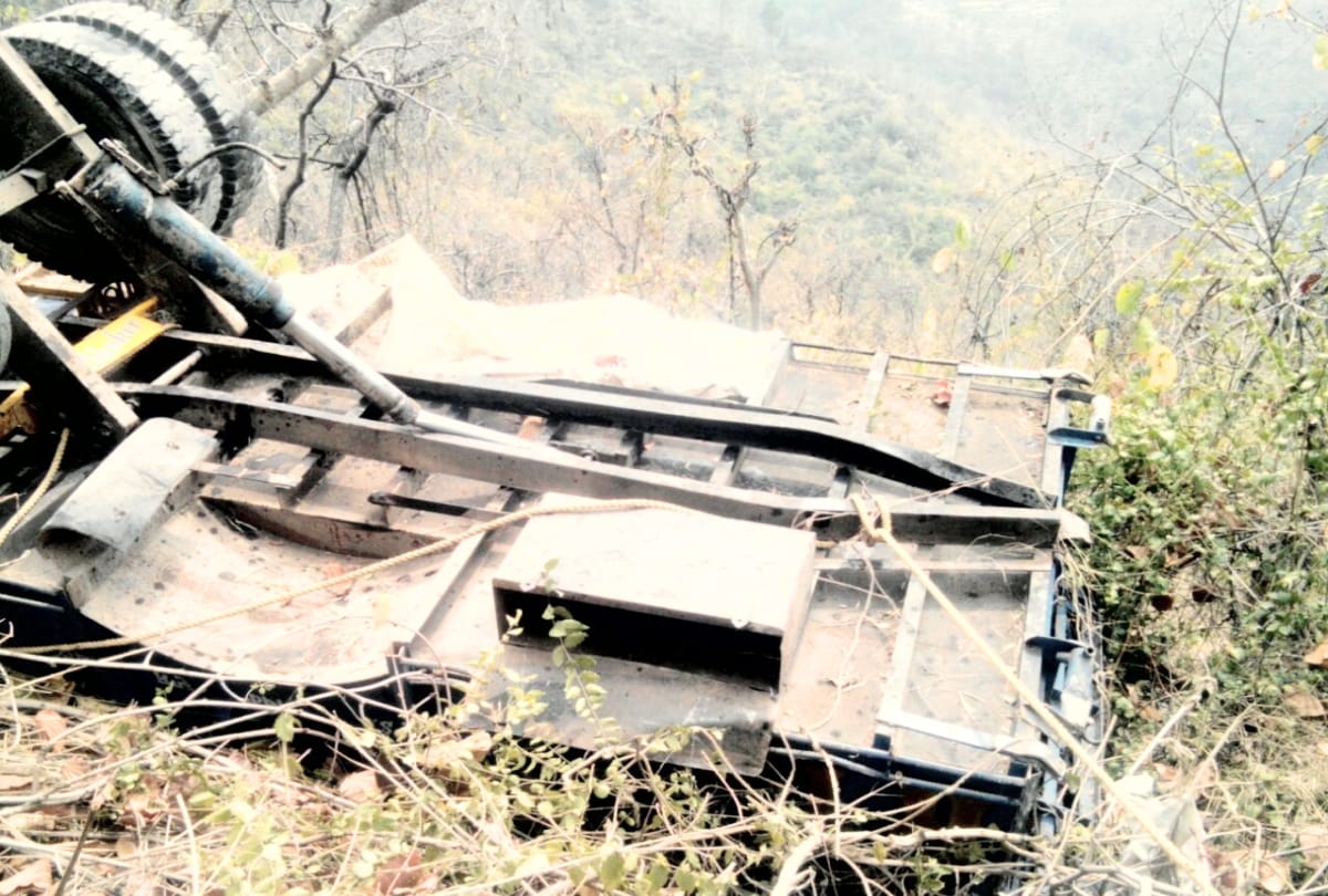 two person killed in a truck and trolley collision at solan