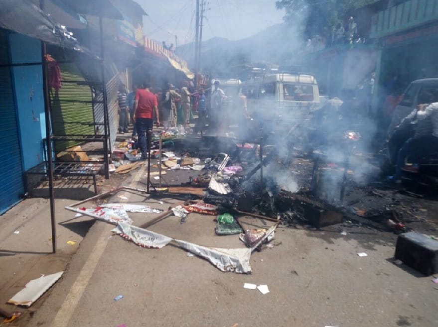 Arson protest after girl molestation post on social media in Augustmuni