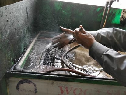 wash without water loss woga saver service station start in kanpur
