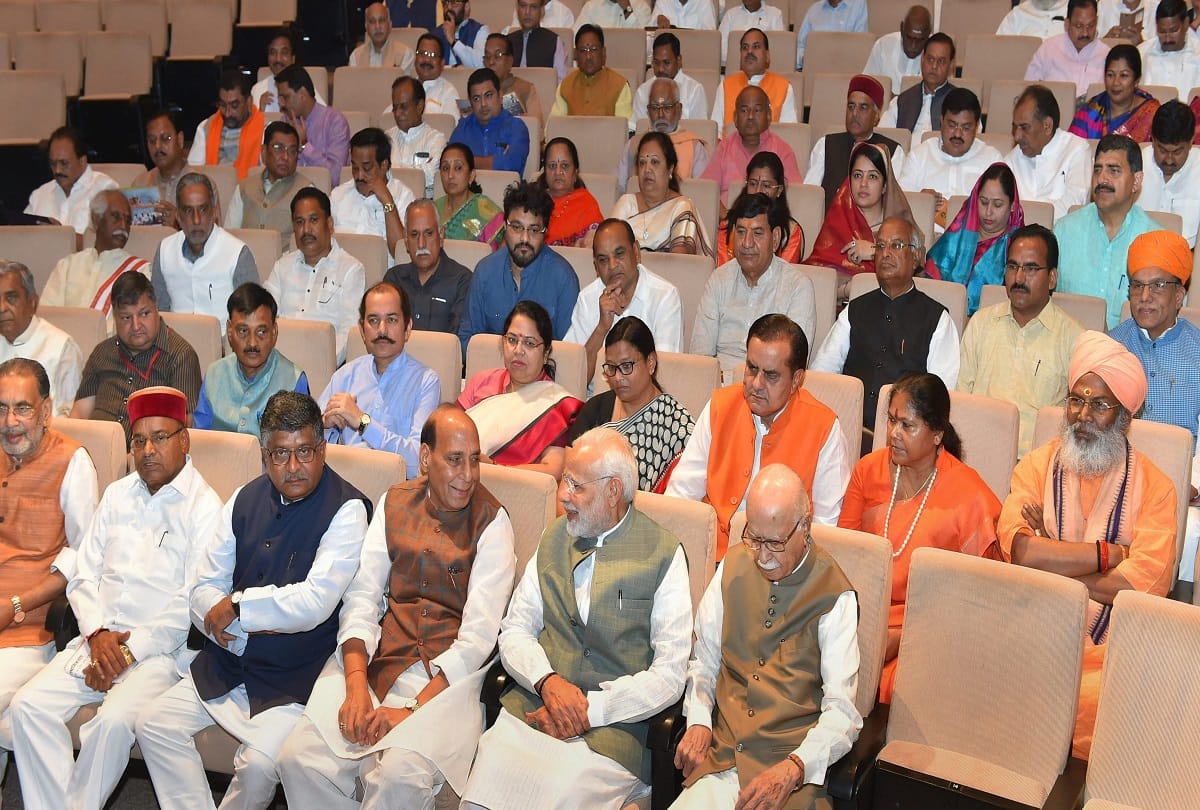 PM modi and amit shah speech on BJP 39th foundation day all over india