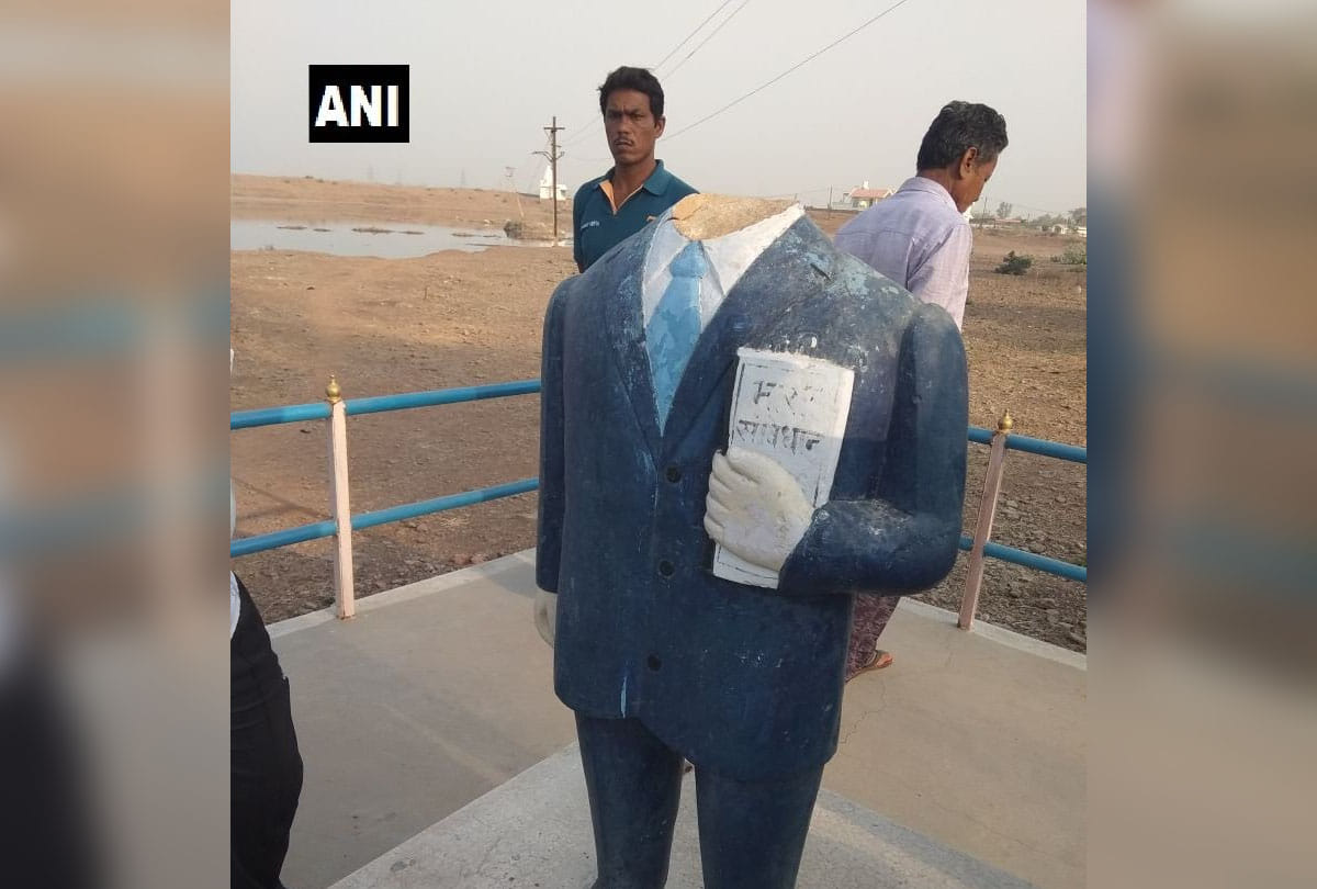 statue of BR Ambedkar vandalized in two different places of madhya pradesh