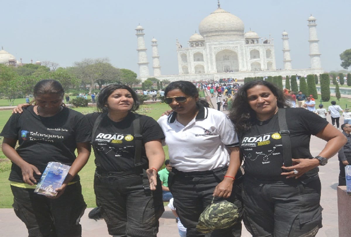 female bikers of Telangana on 7 countries tour to deliver the message of Incredible India