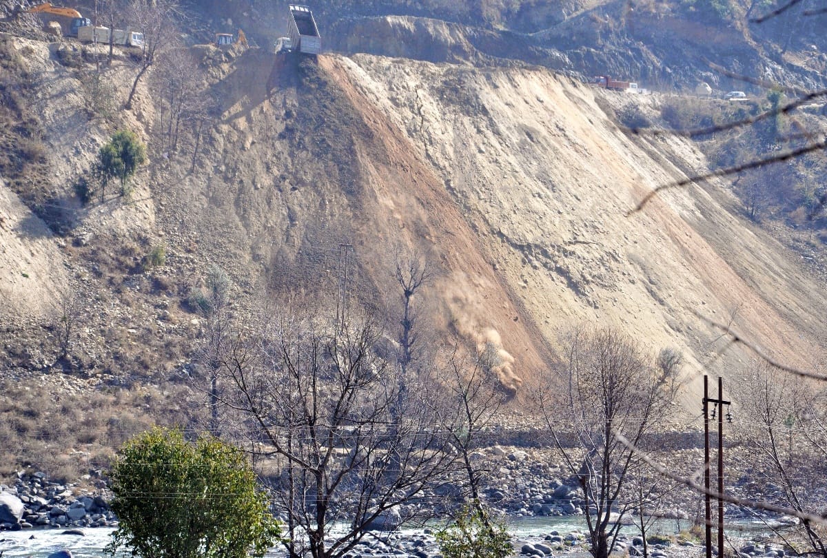 Himachal govt forest department fines NHAI for illegal dumping 