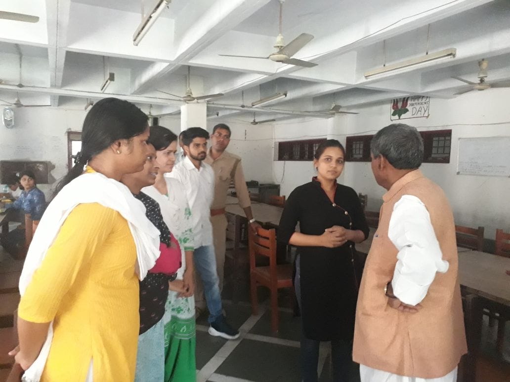 minister ramapati shastri inspected the model pre-examination training center