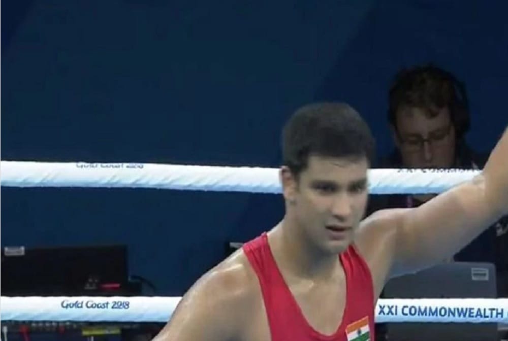 CWG 2018: Naman Tanwar beating Haruna Mhando of Tanzania in mens 91kg boxing, enters quarterfinals 