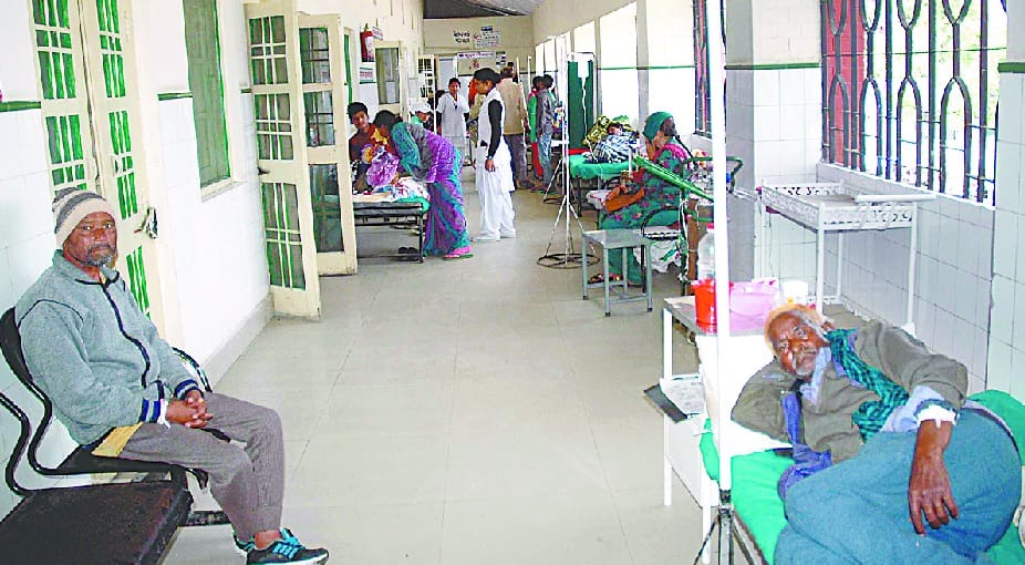 District Hospital suffering from the burden of patients