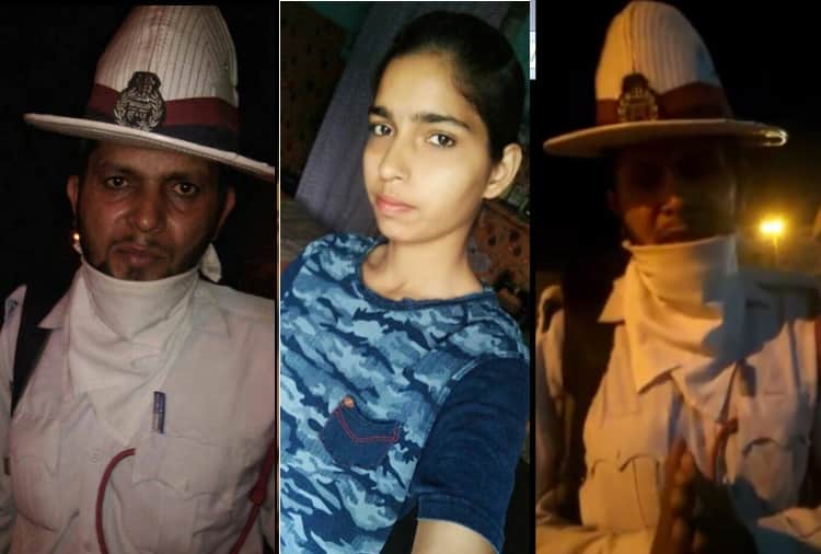 molestator policeman beaten by national player in rohtak, molestation