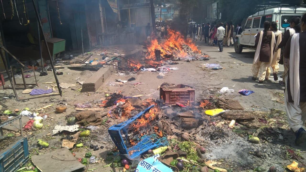 agastmuni public protest against girl molestation 