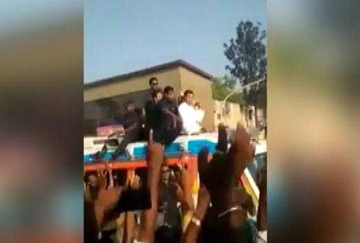  Security lack during Rahul Gandhi Rally in Karnataka assembly elections
