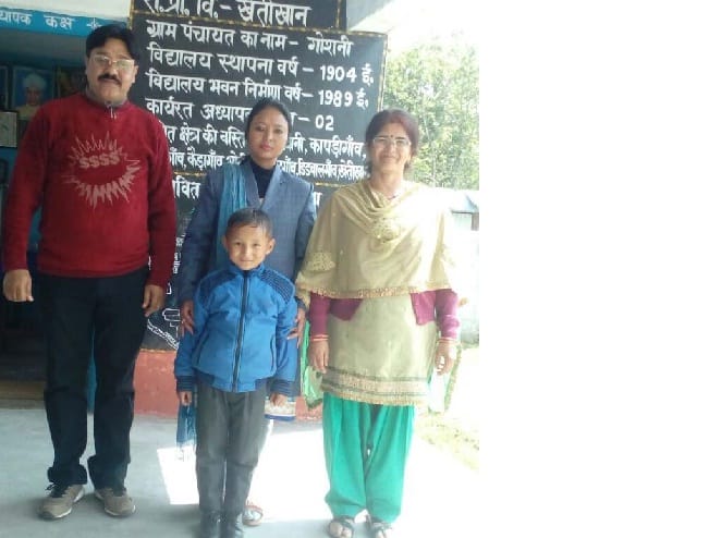Teacher couple enroll their children in government school