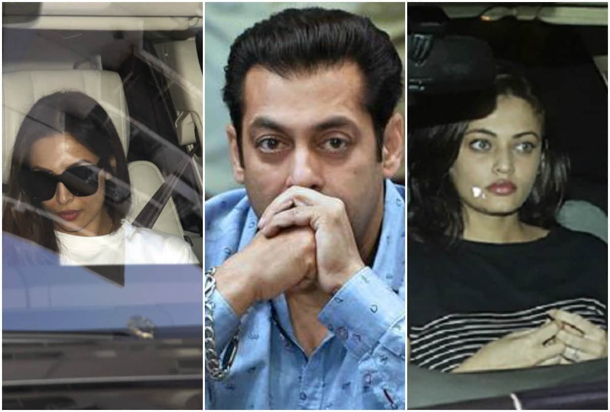 Salman Khan blackbuck poaching case sonakshi Sinha and others visit the Khan family