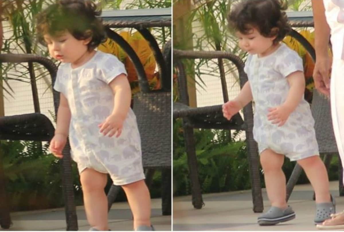 Taimur enjoys with Saif Ali Khan after gets acquitted in blackbuck poaching case