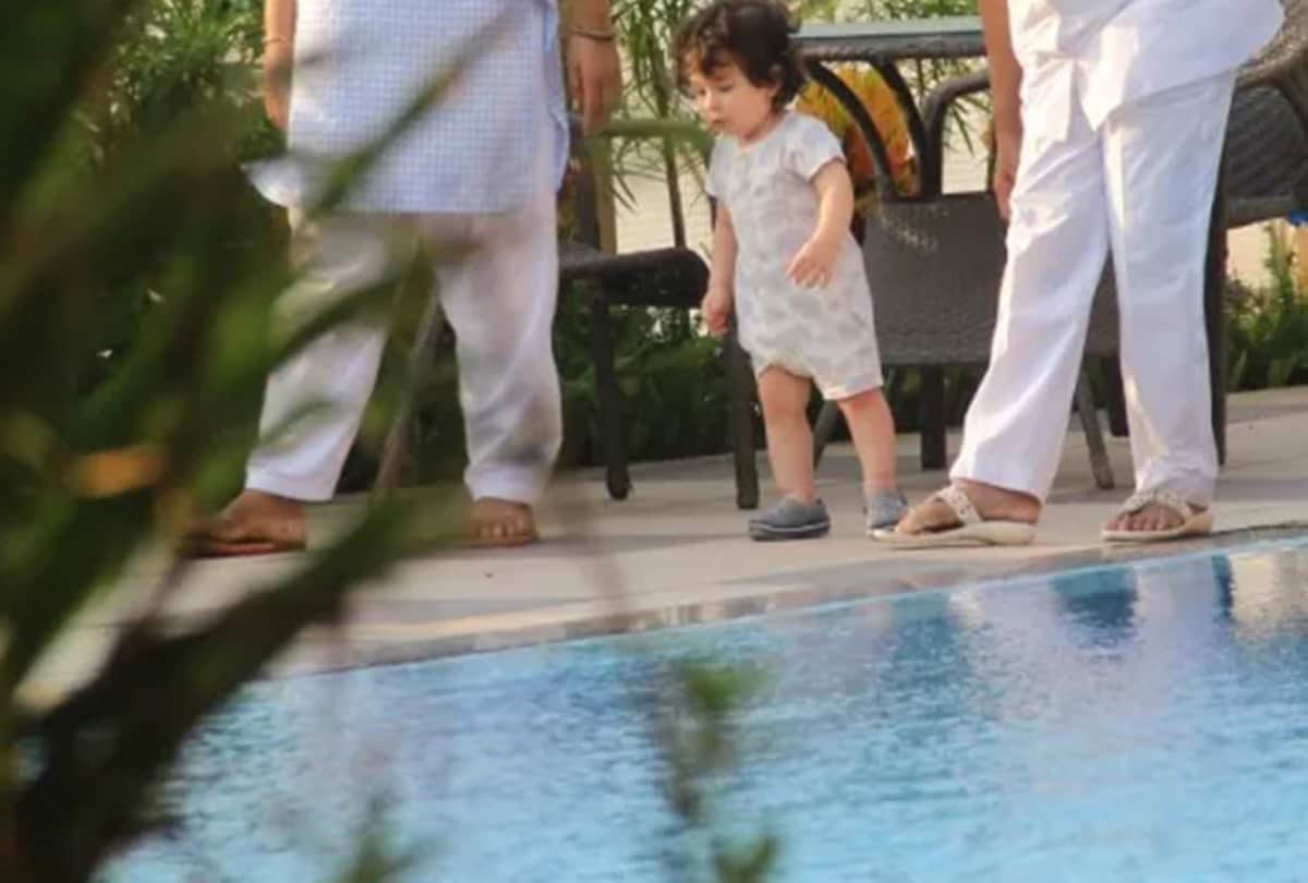 Taimur enjoys with Saif Ali Khan after gets acquitted in blackbuck poaching case