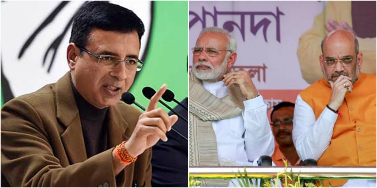 Congress RS Surjewala slams amit shah over calling entire opposition animals 