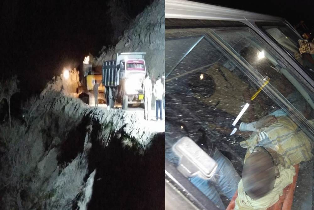 during the All Weather Road cutting car accident two dead and three injured