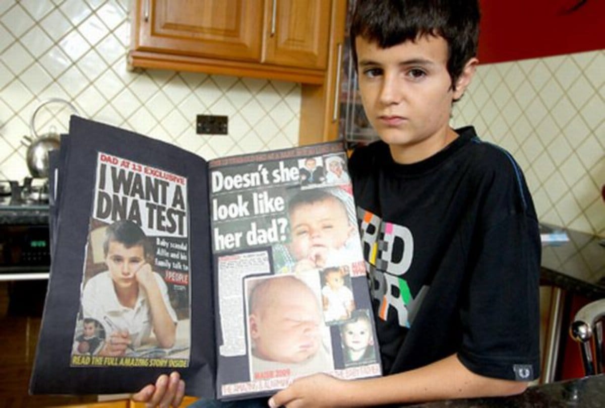 Story of a Boy who Becomes Dad at Thirteen 