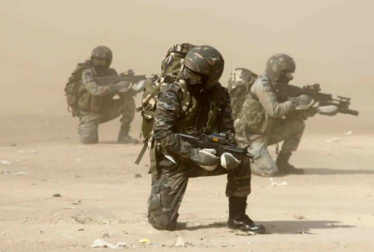 Indian Airforce Garud Commando Force Hard Training to Finish Terrorists 