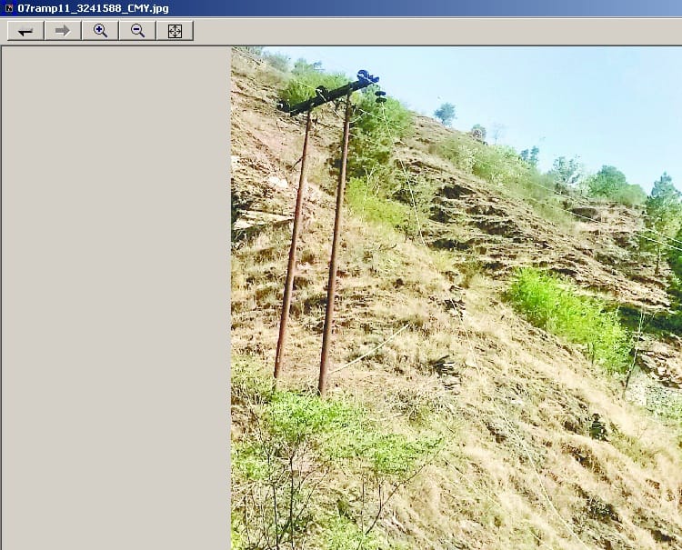 रात भर जमीन पर पड़ी रही टूटी एचटी लाइन, तीन कुत्ते आए चपेट में