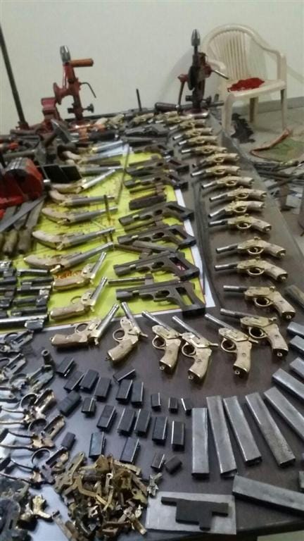 Illegal weapon factory caught in Aligarh