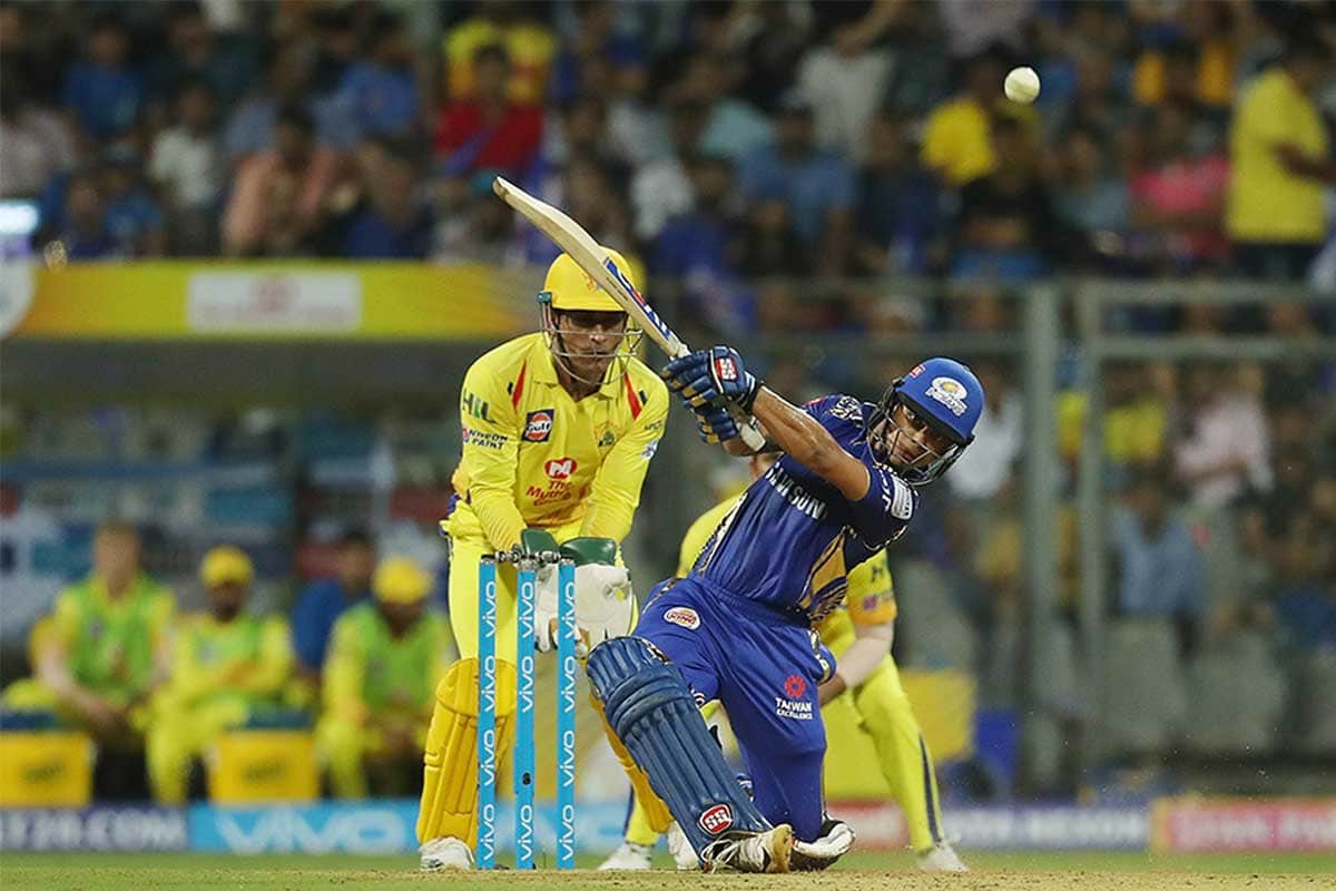 Ishan Kishan gets wicket-keeping aid from MS Dhoni after cskvmi match at pune