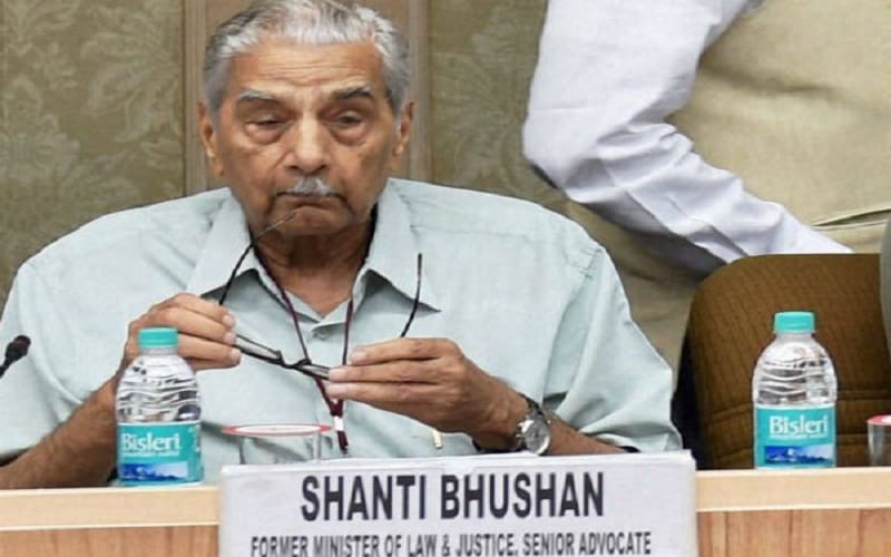 CJI can not use master of roster like Arbitrary says Shanti Bhushan