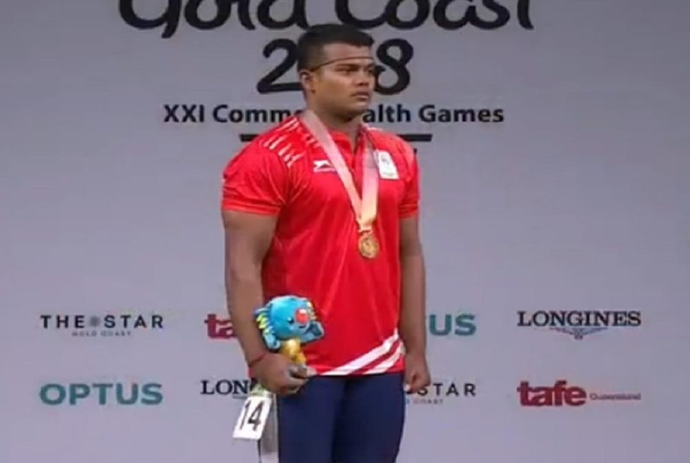 Ragala Venkata Rahul wins India their fourth Gold. Wins the 85kg Weightlifting