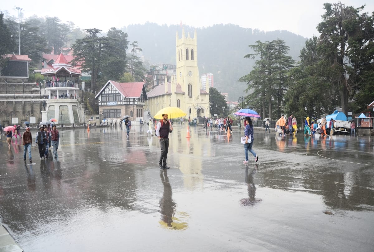 rainfall and hailstorm recorded in himachal