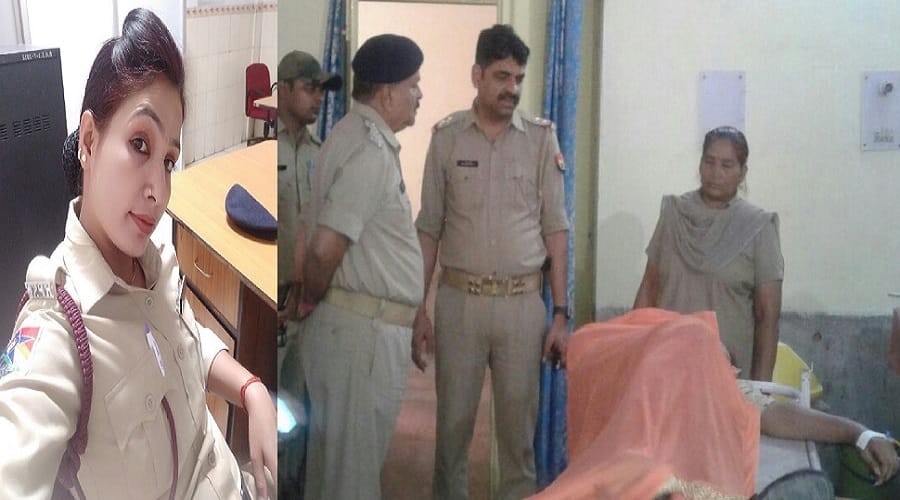 up: Husband throws acid on woman constable, niece wounded