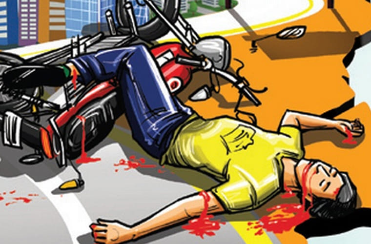 one bike lifter dies one is  serious in road accident when running away with stolen bike