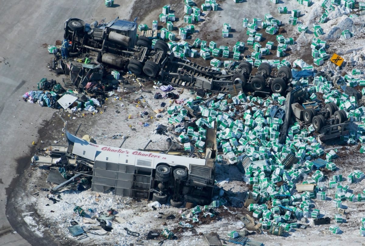 15  Canadian junior hockey players dead in bus crash