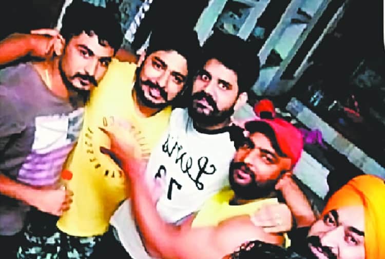 gangster birthday celebration in central jail, photos viral on facebook