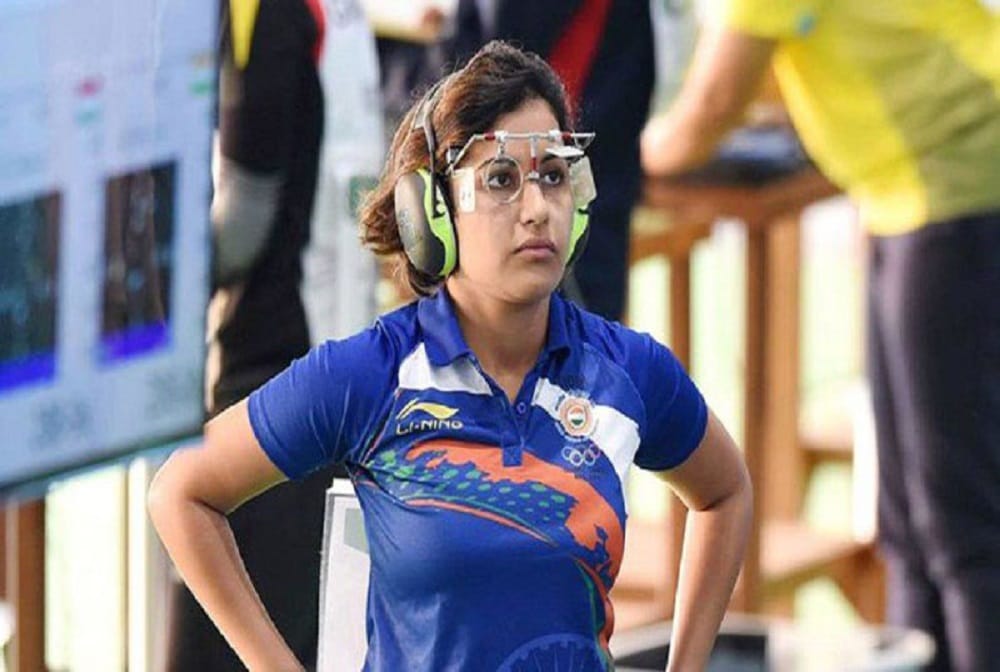 Manu Bhaker win gold in Shooting World Cup in 10m Air Pistol