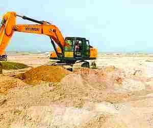 Illegal work on farmers land
