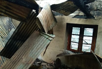 HImachal Kullu School building gutted in fire