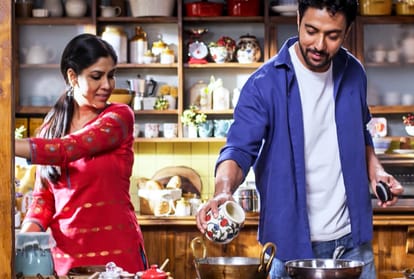 sakshi tanwar appeared as a guest in tyohar ki thali show
